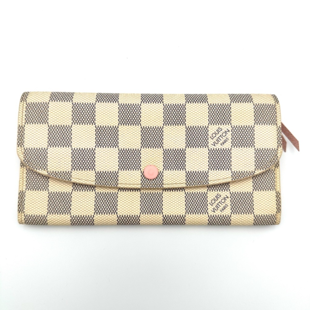 Louis Vuitton Emilie Wallet in Damier Azur Canvas